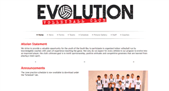 Desktop Screenshot of evolutionvbclub.com